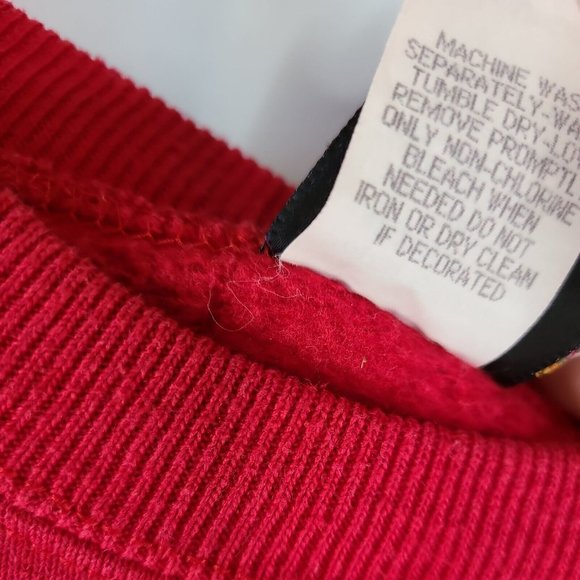 VTG USA Olympics Sweatshirt Adult Large L Red JC Penney Crewneck Retro Hip Hop - Picture 5 of 10